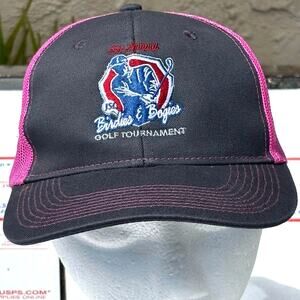 Pink Golf Tournament Hat